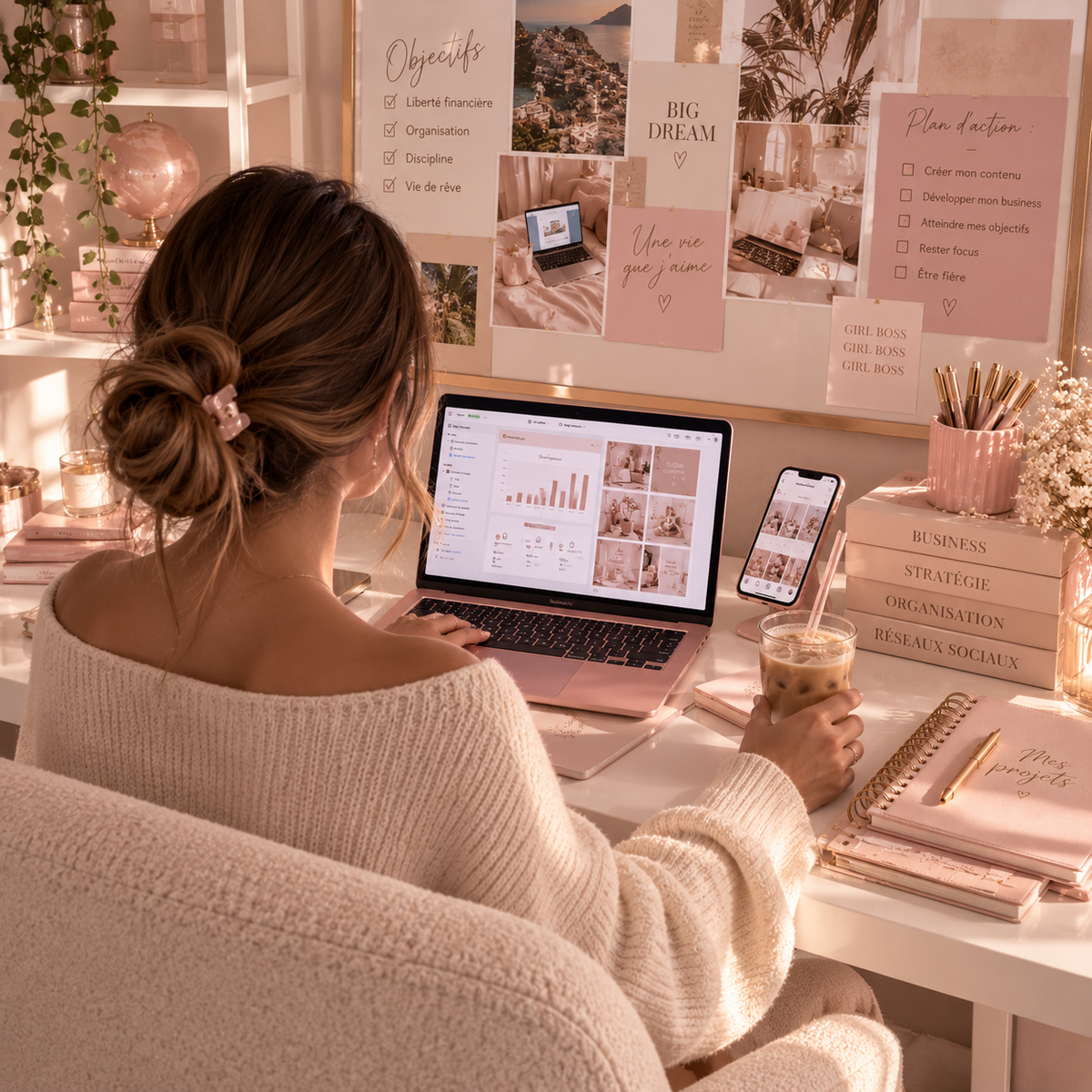 Formation business woman